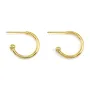 Prego de orelha criolo bola 15mm - Dourado x 2pcs