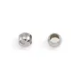 Conta para esmagar redonda 2.5mm - Prata 925 rodiada x 20pcs