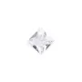Pendente Zirconia cubica quadrata taglio princess 5mm x 2pz