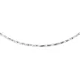 Pulseira ajustável 0.9mm de rosca com fecho e extensão - Sparkle - Prata 925 rodiada x 1pc