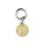 Ciondolo in Citrino rotondo 4mm - Argento 925 rodiato x 1pz