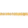 Citrino rondela degradada tamanho 6-12mm x 47cm