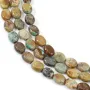 Turquoise ovale 8x10mm - Qualité AB x 39cm