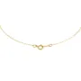 Colar coração & Pérola de cultura - óxido de zircônio & Gold Filled x 1pc