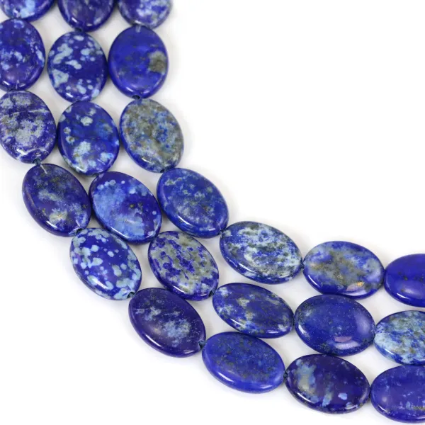 Lapis lazuli ovale 13x18mm x 40cm