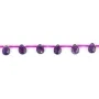 Amethyst, facettierter flacher Tropfen, 7x10mm x 40cm (25Stk)