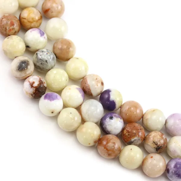 Round pink opal - Gemstone