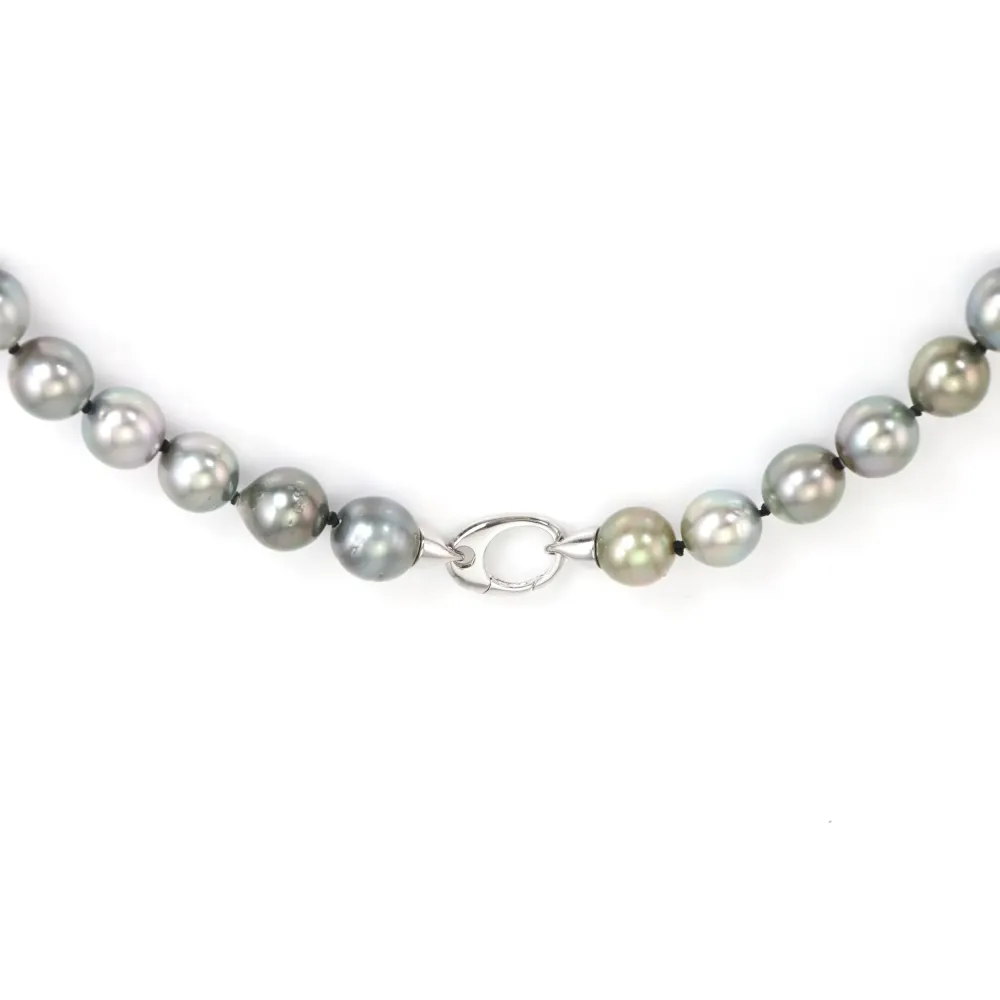 Pendentif Or 18K Avec Perle De Tahiti 13,8mm Et Diamants - Certificat D'authenticité, Neuf Avec étiquettes