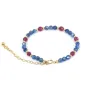 Bracelet Cyanite & Ruby - Gold Filled x 1pc