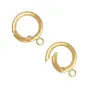 Round spring clasp 10mm - with ring - Gold Filled x 1pc