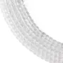 Cristallo di rocca cubo sfaccettato 3mm x 38cm
