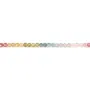Tormalina multicolore sfumata rotonda sfaccettata 2.5mm - qualità A x 39cm