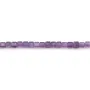 Light amethyst faceted cube 3mm x 39cm