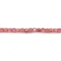 Rhodochrosit aus Brasilien facettierter Würfel 3mm x 39cm
