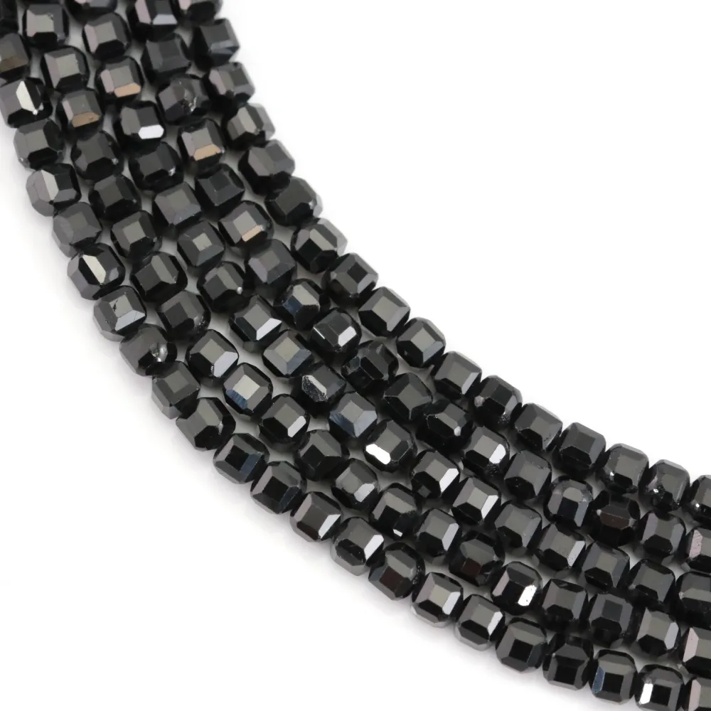 Faceted spinel cube 3mm x 39cm