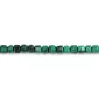 Cubo di malachite sfaccettato 3mm x 38cm