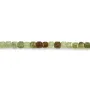Grenat vert cube facetté 3mm x 39cm