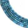 Faceted apatite cube 3mm x 39cm