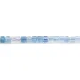 Aqua Marine facettierter Würfel 3mm x 39cm