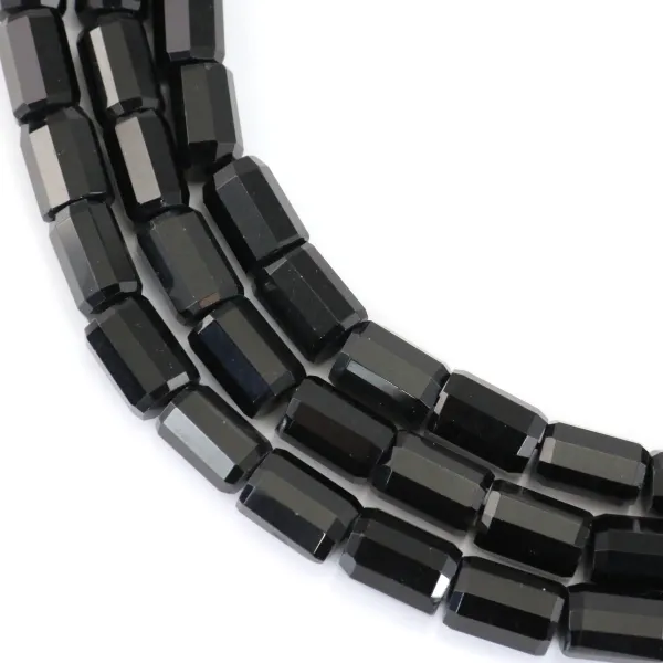 Cilindro de Perla Obsidiana Facetada | Proveedor de Piedras