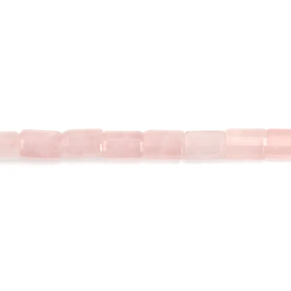 Cilindro di quarzo rosa sfaccettato 7x10mm x 38cm