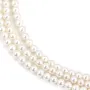 Perlas cultivadas de agua dulce, blancas, redondas 3mm x 40cm