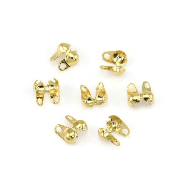 Kettelkappen für Kugelkette 2mm - Gold x 20Stk