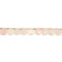 Cuarzo rosa gota plana facetada 8x10mm x 35cm (38pcs)