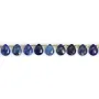 Lapis Lázuli gota plana facetada 8x10mm x 35cm (38 piezas)