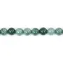 Natürlicher runder Jade 10mm x 2 Stück