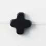 Onyx negro cruz 10mm