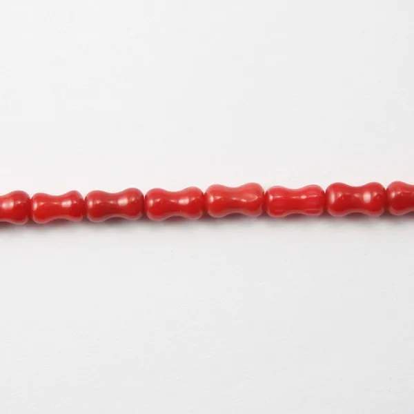 Bamboo mer tingido vermelho Bambu