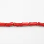 Bambou de mer teinte rouge tulips 4x8mm 