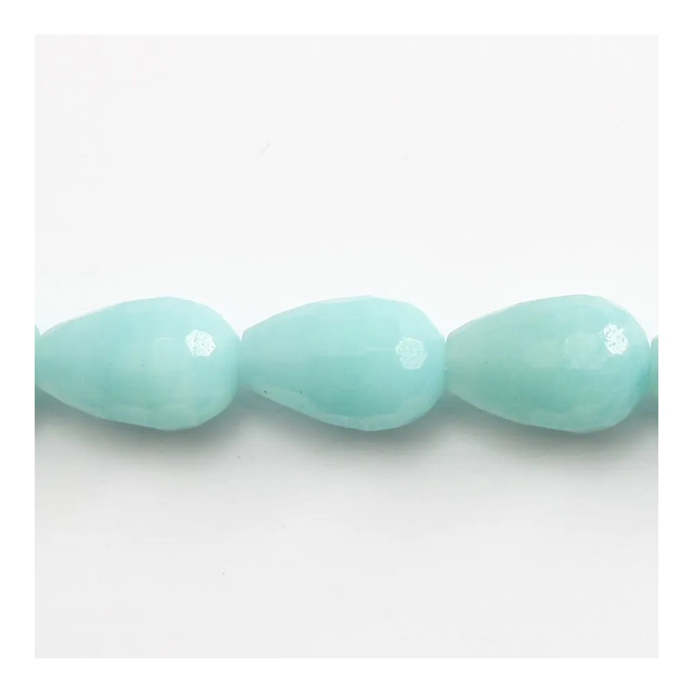 Amazonite Goutte Ronde Facette