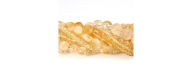Citrine - Pierre Naturelle - Perles pour Bijoux DIY