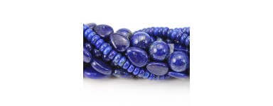 Lapis-lazuli - Perle pierre naturelle - Fabrication de bijoux