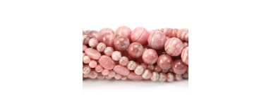 Rhodochrosite - Perle pierre naturelle - Création de bijoux