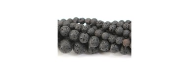 Pierre de lave - Perle pierre naturelle - Création de bijoux