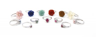 Bague Acier Inox & Argent 925