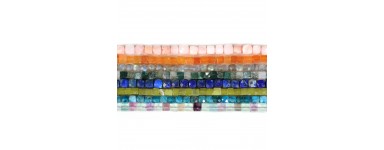 Perle cube - Perle pierre naturelle - Fabrication de bijoux