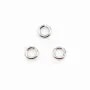 Offene Ringe Silber 925 4x0.8mm x 20 Stk.