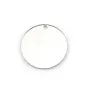 925er Silber Charm Medaille zu gravieren 16 mm x 1pc