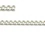 Kette aus 925er Sterlingsilber mit flacher Gourmetkette 4.3x3x1.4mm x 50cm