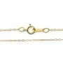Catena riempita d'oro 1.3x1.8mm 45cm x 1pc