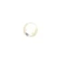Cabochon Nacre Blanche rond 6mm x 2pcs