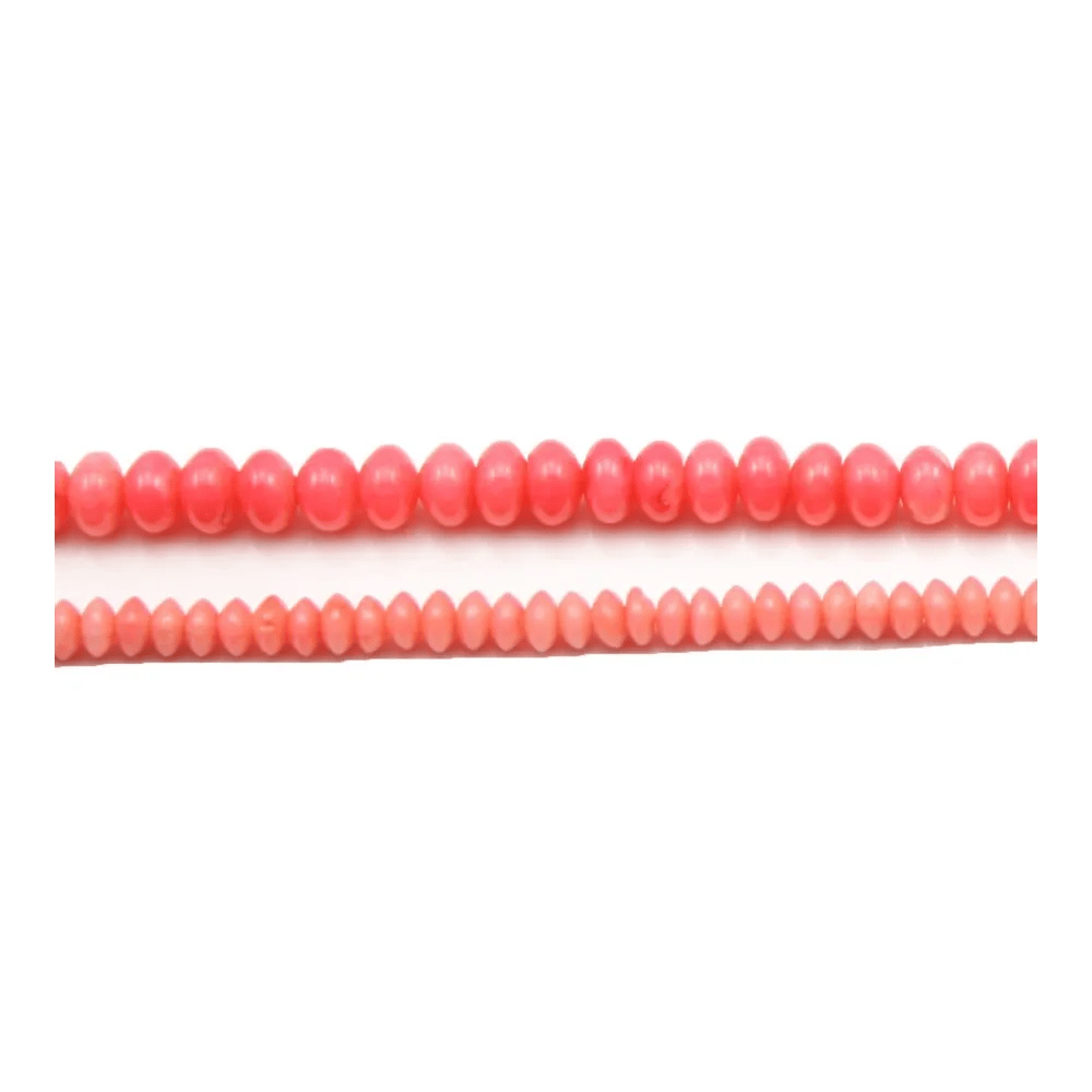 Bamboo mer teinte orange Rondelle
