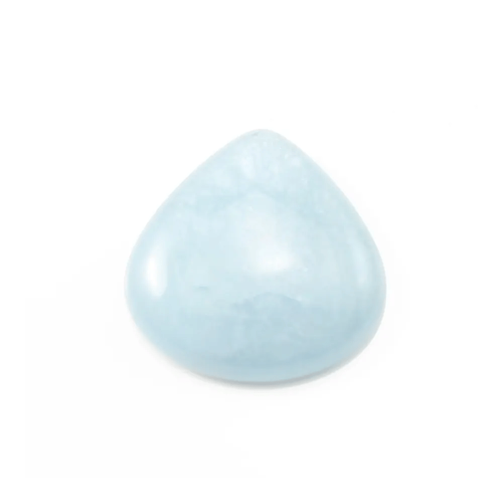 Cabochon Aigue Marine 25x25mm x 1pc