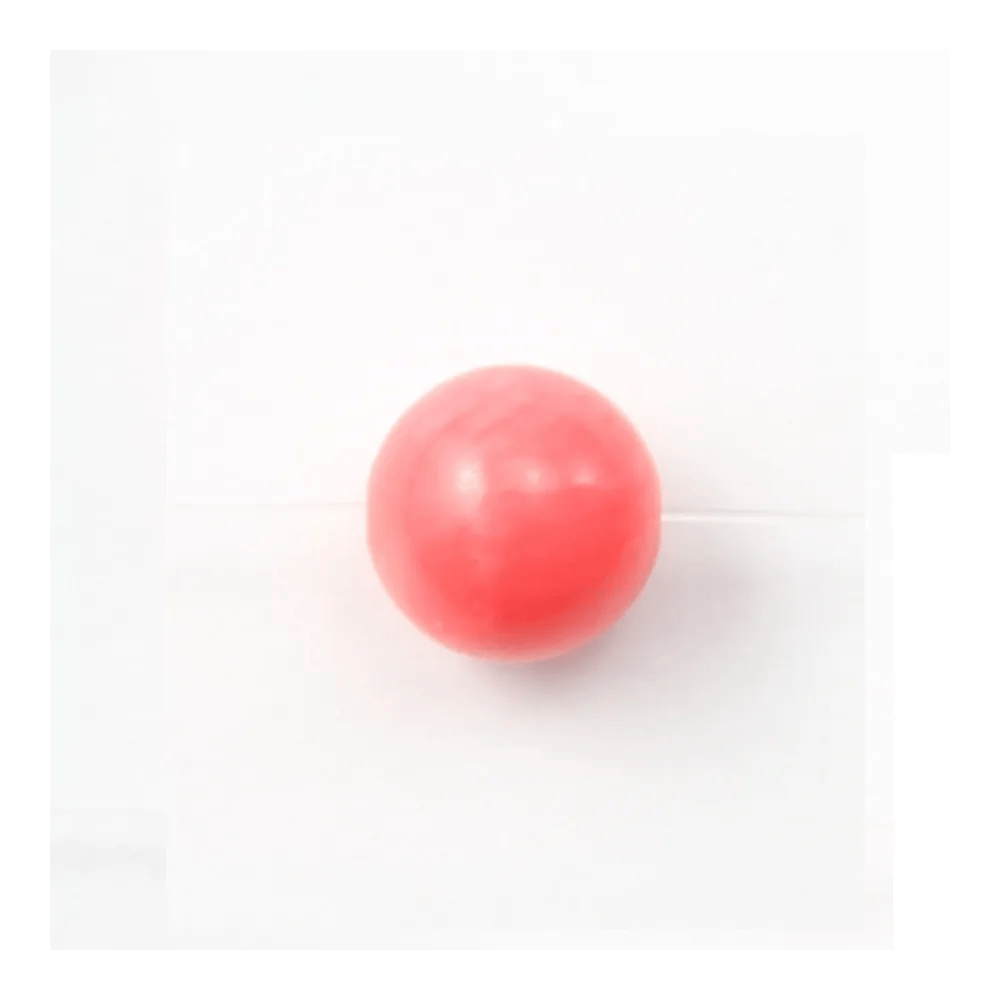 Colored Orange Round Sea Bamboo 8mm x 4 pcs 