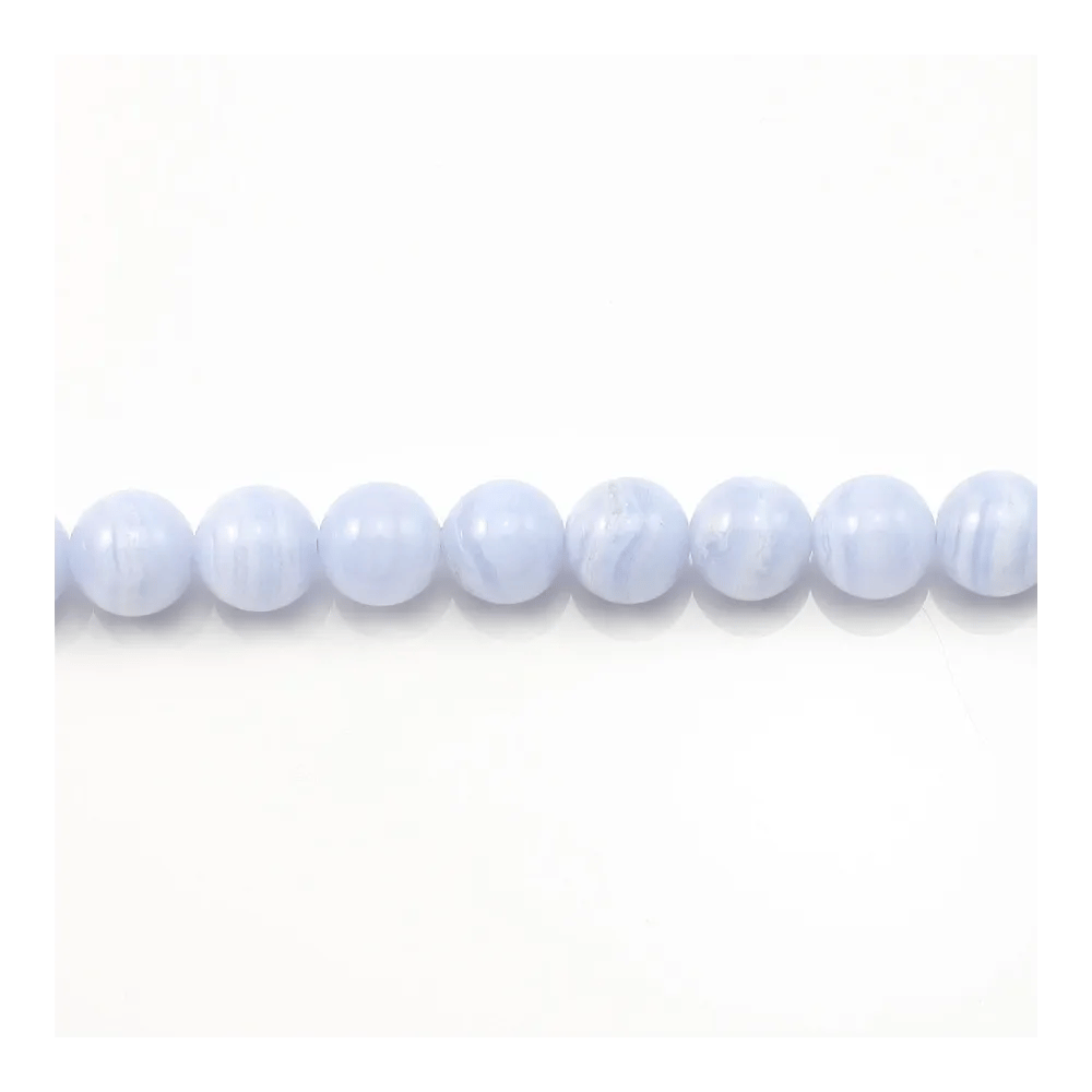 Blue Chalcedony Round 8mm x 40cm