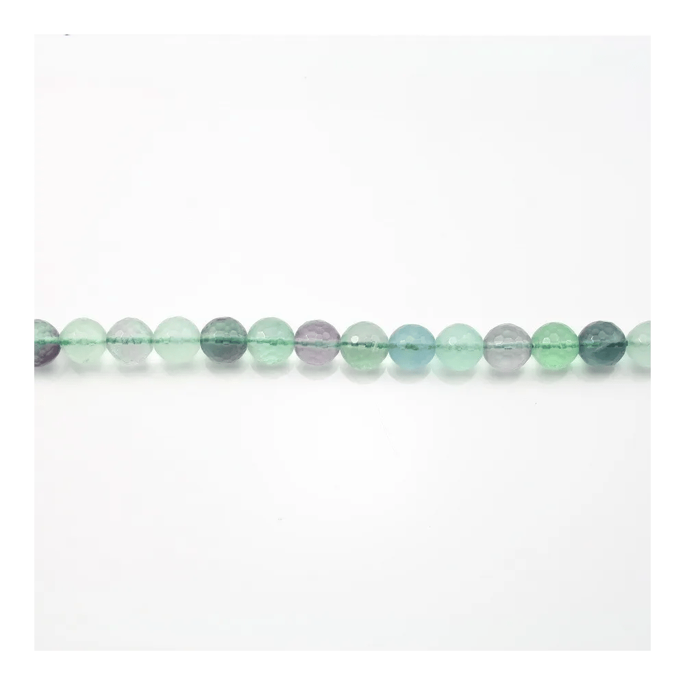 Fluorite Ronde Facette 4mm x 40cm